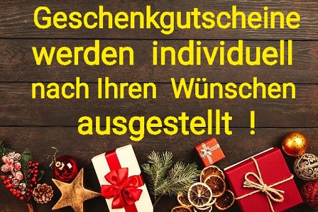 Geschenkgutscheine